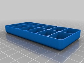 customized ice tray organization 3d print model - Mito3D