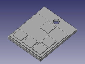 planeur trousseau de clés porte-clés 3d print model - Mito3D