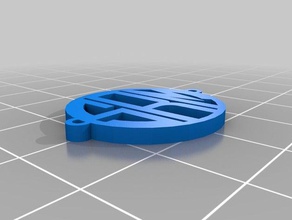 stephanie 2 monogram pendant multiple loops jewelry customized 3d print model - Mito3D