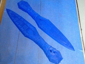 lupo solitario coltello giocattolo gioco accessori giak kai magnakai sommerswerd vordak 3d print model - Mito3D