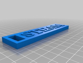 clé à vapeur de la chaîne 3d l'impression trousseau 3d print model - Mito3D