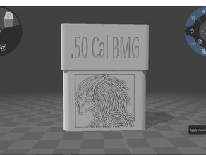 50 cal bmg caso sport all'aperto 3d print model - Mito3D