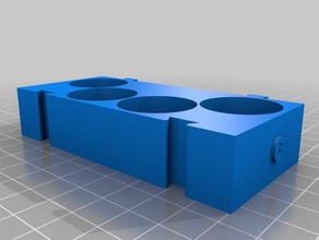 modulare porta batteria organizzazione 3d print model - Mito3D