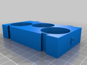 modulare porta batteria organizzazione 3d print model - Mito3D