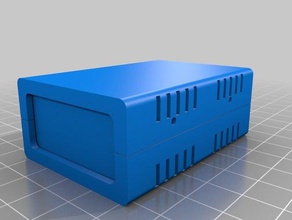 casella di test l'elettronica personalizzato 3d print model - Mito3D