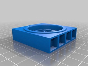 roseton romanico 4x4 construção brinquedos exin fortes 3d print model - Mito3D