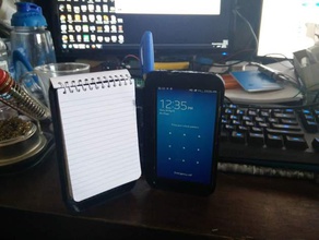 samsung galaxy s4 notepad caso mobile telefono custodia per cellulare 3d print model - Mito3D