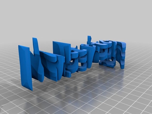 vater-mutter-tag schriftzug i segni loghi lettering lettes muttertag vatertag 3D print model - Mito3D