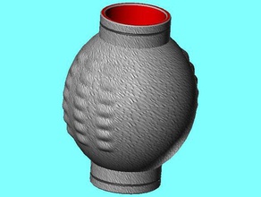 ball vase decor 3d print model - Mito3D