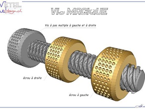 vis Magic parçalar crous quincaillerie vida 3d print model - Mito3D
