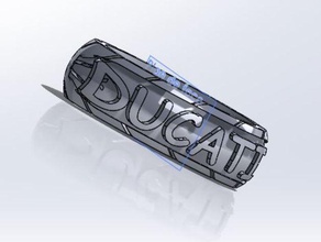 bague a ducati 3d impressão 3d print model - Mito3D