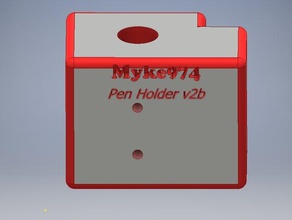 p802m kalemlik 3d yazıcı aksesuarlar myke974 pen plotter tutucu 3d print model - Mito3D