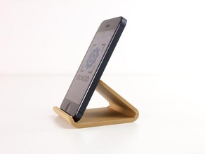 universale telefono stand mobile bcn3d colorfabb desktop desk organizer iphone office samsung legno woodfill 3d print model - Mito3D
