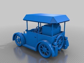 eski araba sanat 3d print model - Mito3D