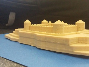 il castello di harlech model buildings structures artproject designproject engineeringproject historyproject makeredchallenge2 3d print model - Mito3D