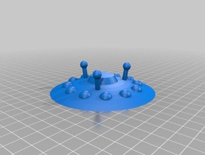 my customized flying saucer other 3d print model - Mito3D