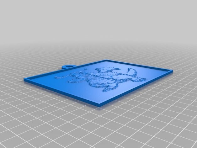 dragonite lithopane 2d art personalizzato 3D print model - Mito3D