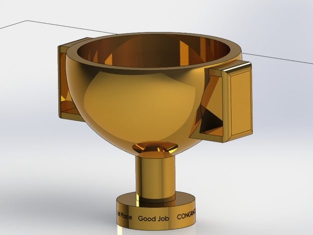 trofeo matita titolare coppa veri vincitori altri 1 posto incredibile impressionante tazza di caffè complimenti buon lavoro nonwinners pencilholder sport 3D print model - Mito3D