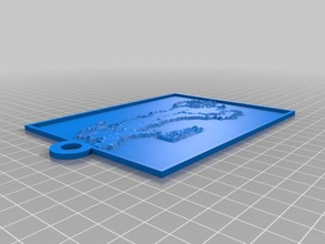 welsh distribution map 2d art customized 3d print model - Mito3D