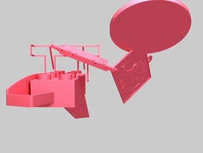 parametrik 132 dur sanat boolean Iskele vb merdiven Birliği 3d print model - Mito3D