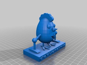 pollito debuenatinta - Spielzeug Spiel Zubehör 3d print model - Mito3D