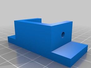 simples, personalizável fã pés 3d a impressora os acessórios personalizador 3d print model - Mito3D