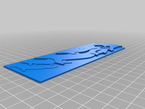 les dauphins l'art 3d print model - Mito3D