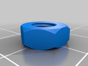 porca custmizada 6 partes personalizado 3d print model - Mito3D