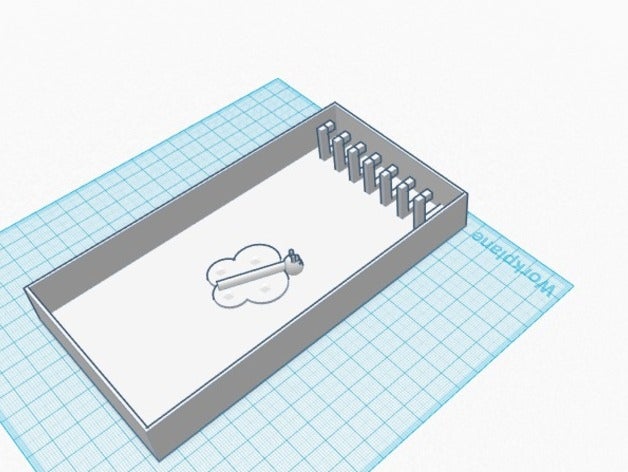 borboleta pulseira titular organização de suporte caixa jóias 3D print model - Mito3D