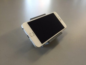 inclinação ajustável iphone 66s paisagem stand móveis 6s 3d print model - Mito3D