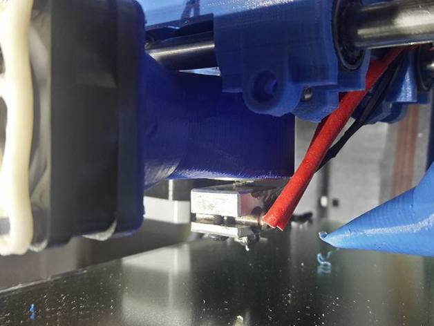 fan duct e3d v6 mendel carriage printer parts 3D print model - Mito3D