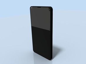 nokia lumia 640 model blank mobile phone 3d print model - Mito3D