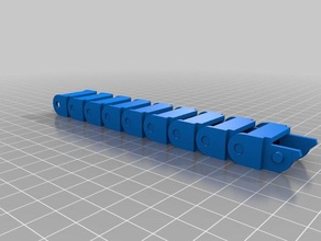 my customized drag chain mounts diy 3d print model - Mito3D