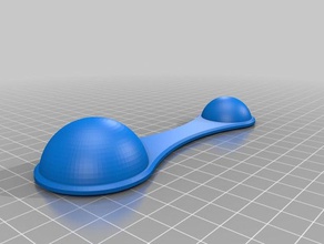 +c sona erdi Bir iki spoonscoop mutfak yemek özelleştirilmiş 3d print model - Mito3D