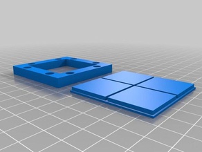 2x2 openterrain basic toys games customized 3d print model - Mito3D