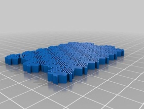 my 50x50 customized mesostructured cellular materials generatorversion andreasbastians prototypes art 3d print model - Mito3D
