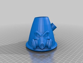 smoking skull 3d printing 3d print model - Mito3D