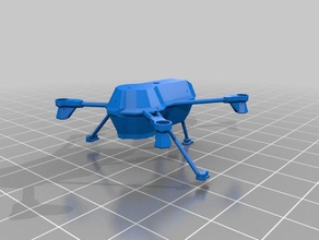 saltamontes quadcopter v1 rc los vehículos 3d print model - Mito3D