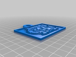 nc tarheels litho 2d art customized 3d print model - Mito3D