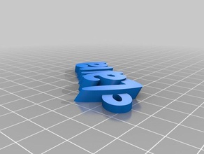 llavero laura organization customized 3d print model - Mito3D