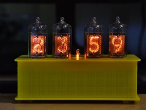 3d housing nixie clock wwwcircuitsonlinenet electronics 3d print model - Mito3D