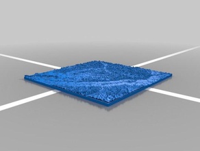 tx guadalupe peaks other geography topology 3d print model - Mito3D