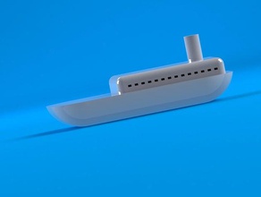 la barca giocattolo gioco accessori nave acqua 3d print model - Mito3D