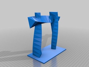 funky edificio 3d impresión 3d print model - Mito3D