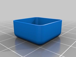 meine kundengebundene quadratische Tabletts Organisation 3d print model - Mito3D