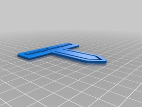 lauryn bookmark paper clip office customized 3d print model - Mito3D