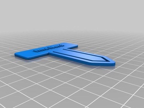 ima nerd marcador de clip papel la oficina personalizado 3d print model - Mito3D