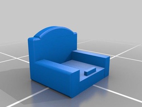 projeto 8 de telefone trono arte 3d print model - Mito3D