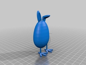 bunny, uovo 3d stampa 3d print model - Mito3D
