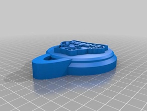 southside hs keychain 1 keychains high school 3d print model - Mito3D